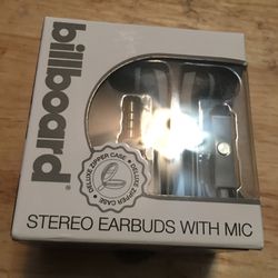 stereo earbuds with microphone