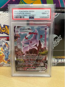 Fusion Strike Espeon Alt Art PSA 10