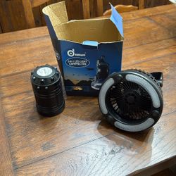 Oddland 2-in-1 LED Light Camping Fan