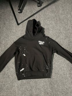SHOPSLO Fraud Dept Black Hoodie Size M