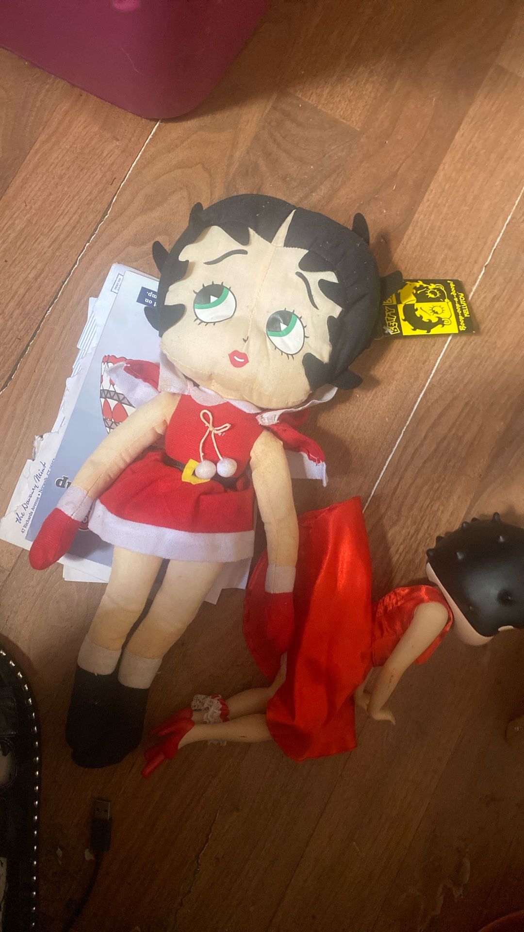 Betty Boop Santa Doll