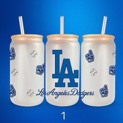 Los Angeles Dodgers, 16oz Libbey Glass