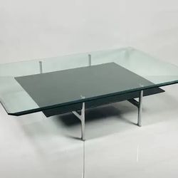B&B Italia Coffee Table In Glass.  Antonio Citterio & Paolo Nava - 1970’s