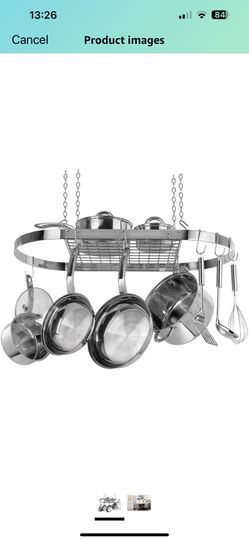 Stainless Steel Hanging Pot Rack