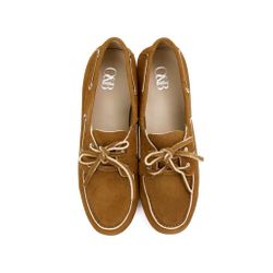 MARTIN BOATSHOES — Reverse-leather (suede) boat shoes.