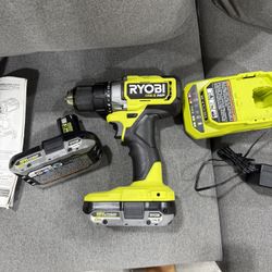 RYOBI brushless Drill With 2 Batteries