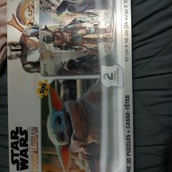 Star Wars The Mandalorian 3d Puzzle 2 Puzzles 