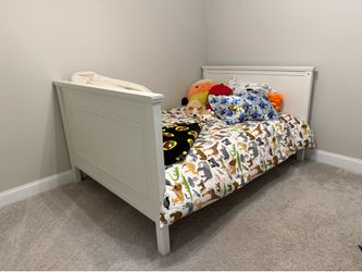 Pottery Barn Kids FULL bunk bed or two beds white