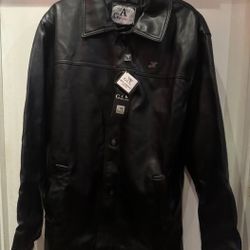 Giorgio Armani Black Leather Jacket