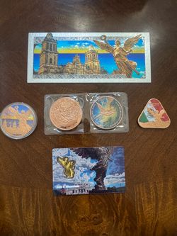 Libertad Gold, copper, & silver foil