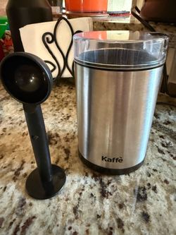 Kaffe 14Cup Electric Coffee Grinder with Auto On/Off, Stainless Steel