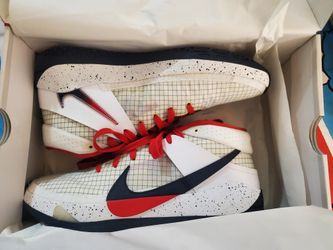 Nike KD13 Kevin Durant Mens 10. 5 White/Sport Red Obsidian. Brand New, Never Worn
