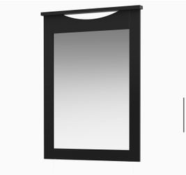 South Shore Contemporary Wall Mirror (like new) (black)