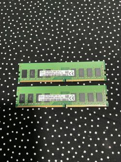 SK Hynix 16GB 8GB X 2 DDR4 PC4-2400T RAM — 2 Sticks