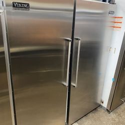 66” Viking Column Fridge And Freezer Set