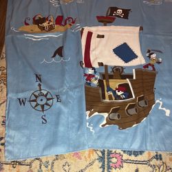 Pirate Themed Shower Curtain 