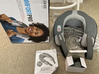 HoMedics Comfort Pro Vibration Neck Massager With Heat NEW OPEN BOX - New | Color: Grey