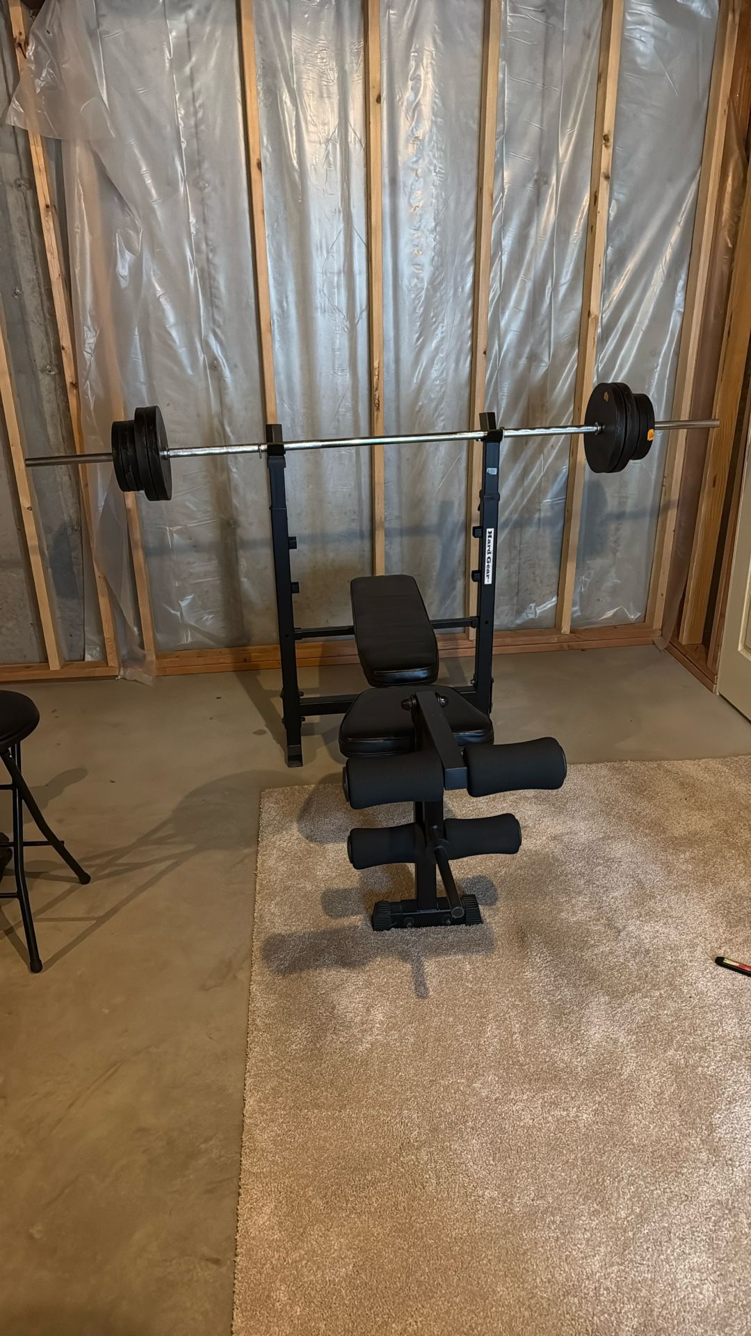 Hand Gear Bench Press With Weights