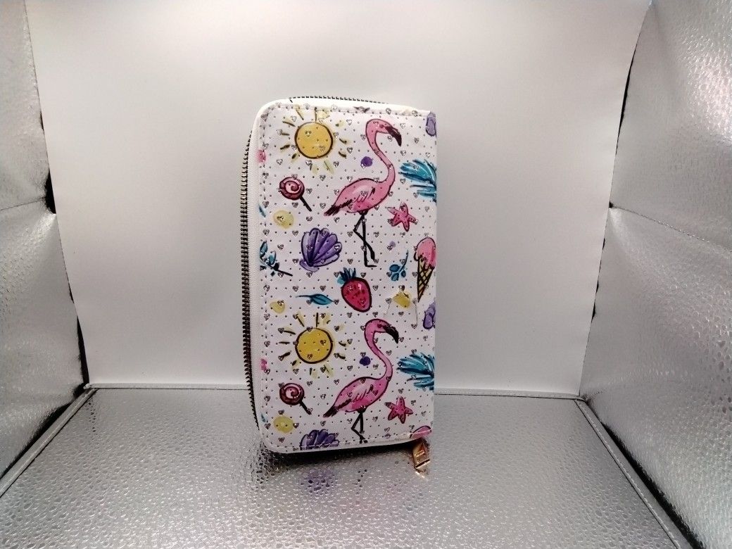 Women's Wallets Zip Around Purse Cards Cases