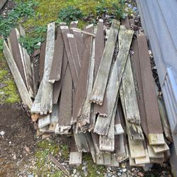 Scrap Wood from treated fence - Free