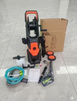 KASRECH 4500 PSI Electric Pressure Washer – 4 Nozzles, Self-Suction Hose, Multi-Scene Cleaning