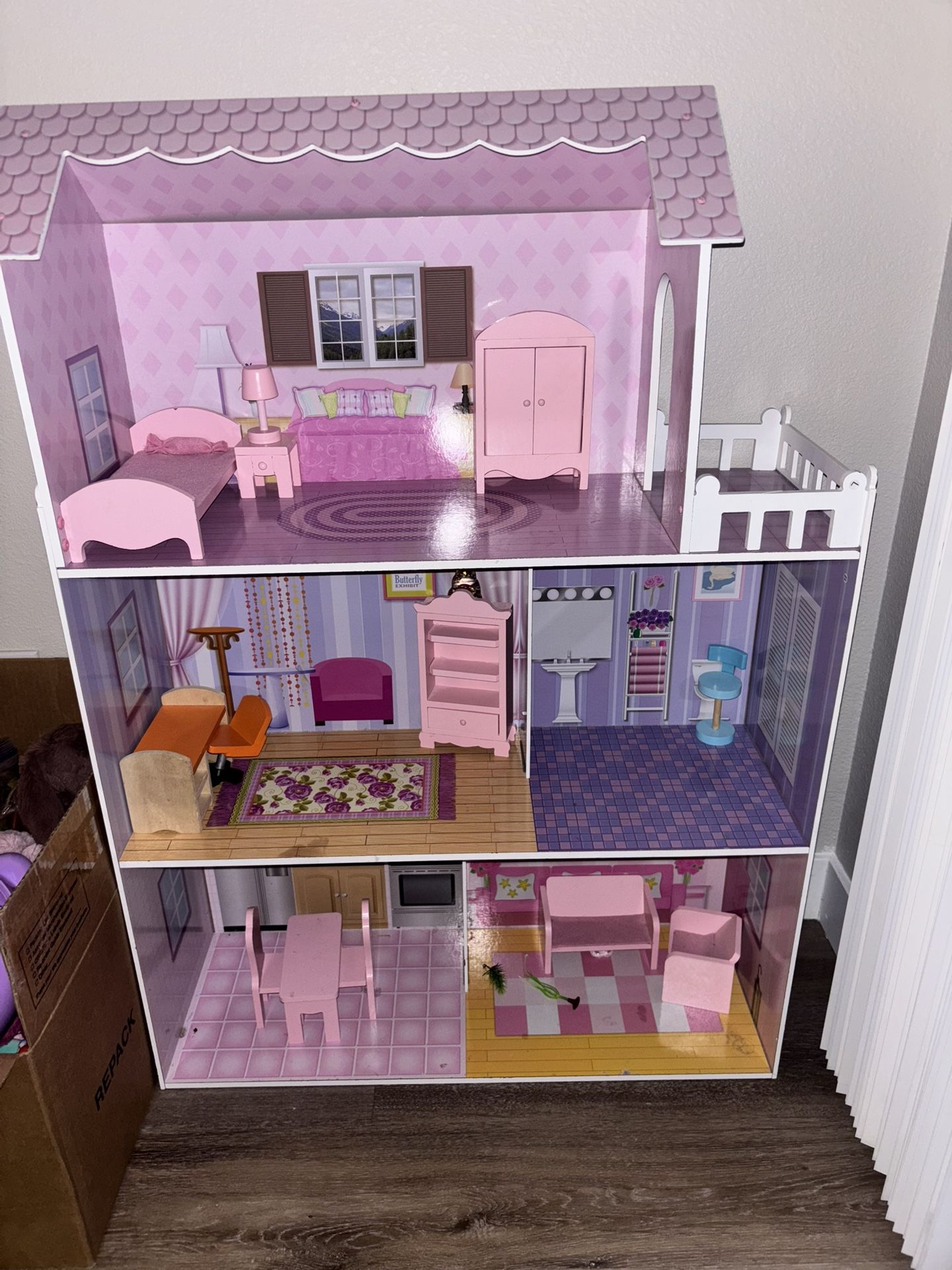 Girls Play Size Doll House