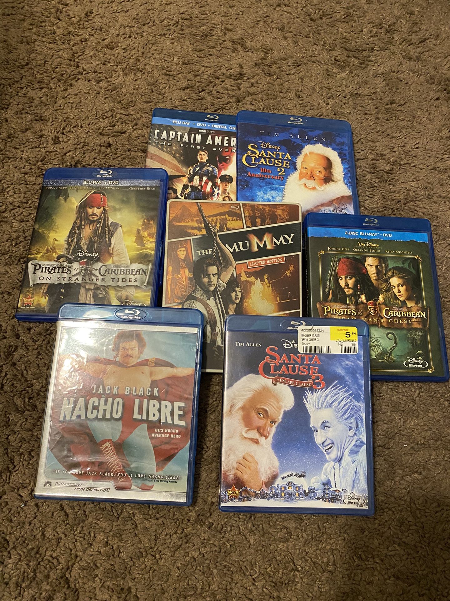 Blu-Ray Dvds