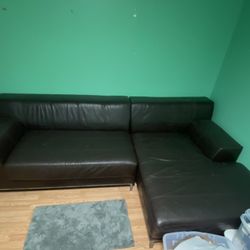Ikea Brown Leather Sofa Discontinued 