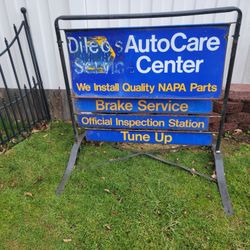 Napa Service Center Sign.