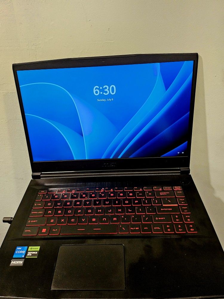 MSI 15.6in gaming Laptop (Red/Black)