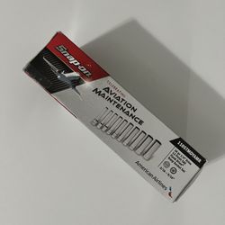 Snap On 10 pc 1/4" Drive 12-Point SAE Flank Drive