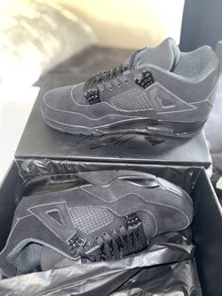 2020 All Black Jordan 4s