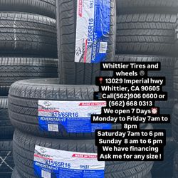 SET OF NEW TIRES, 215/65R16 ATLANDER , INCLUDING MOUNTING AND BALANCING. ASK ME FOR ANY SIZE OR BRAND, LLANTAS NUEVAS