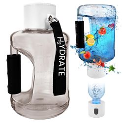 Hydrogen Water Bottle 55 OZ, 2500ppb Hydrogen Water Bottle Generator, Portable 5-Min Water Ionizer Machine, Rechargeable Ion Hydrogen Water Bottle for