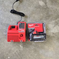 Milwaukee 6ah battery and charger
