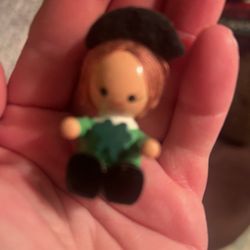 Small Antique Little leprechaun figure wooden