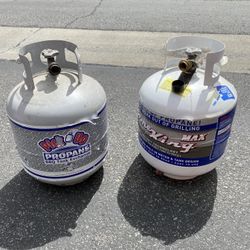 Flame King  Steel Empty LP Tank with Gauge And Second Pick Up Propane Tank Only Used A Couple Times 
