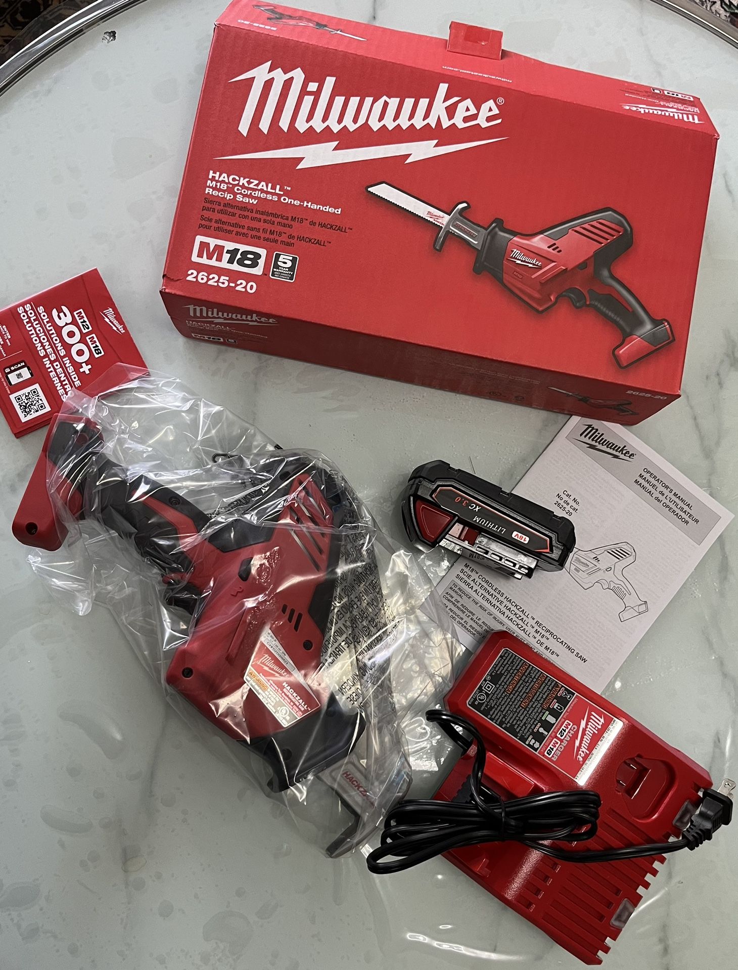 HACKZALL™ M18" Cordless One-Handed Recip Saw