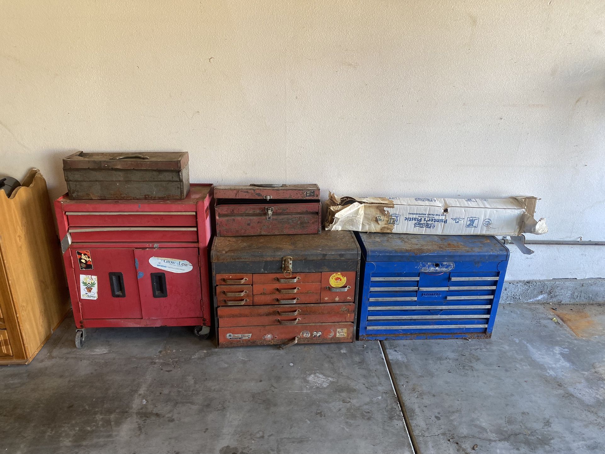 Old Tool Boxes 