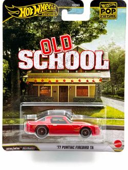 Hot Wheels Premium 1:64 Scale Diecast Model - ‘77 Pontiac Firebird TA  (Old School)