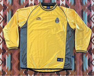 VTG 2001 Atletica Mexico National Team Rare 4th Goalkeeper Jersey Men’s Large