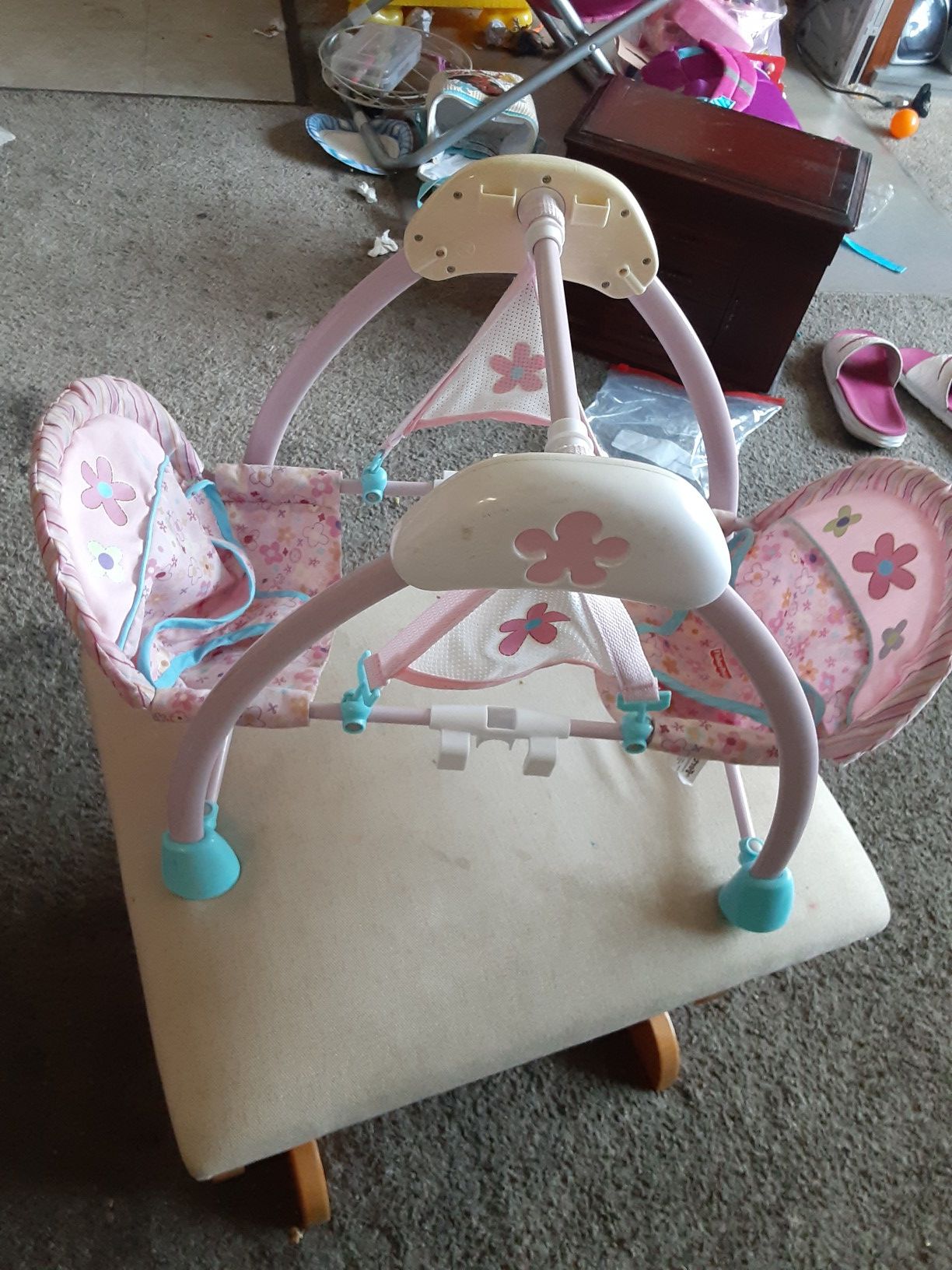 Baby doll swing set