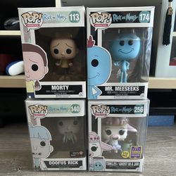 Rick And Morty Funko Pop Bundle 