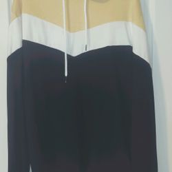 Triple Stack Yellow/Wht/Blk Hoodie