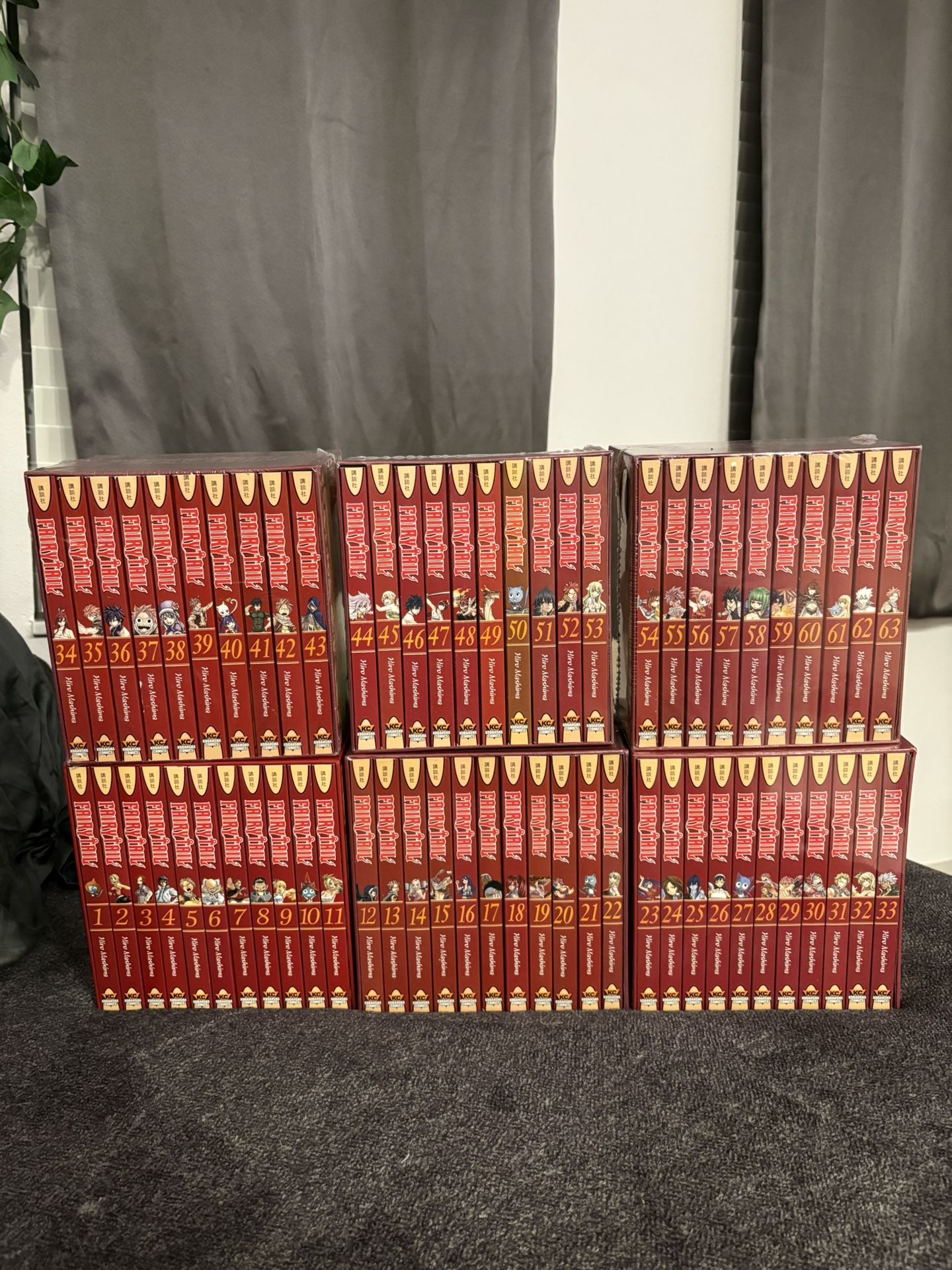 FAIRY TAIL Manga Box set 1,2,3,4,5,6