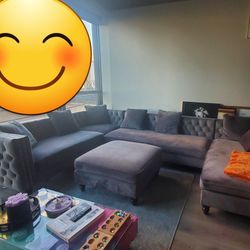 Grey Sectional Couch
