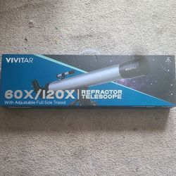 VIVITAR 60X/120X Refractor Telescope