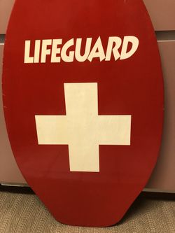 Lifeguard Rescue Vintage Skim Surf Board