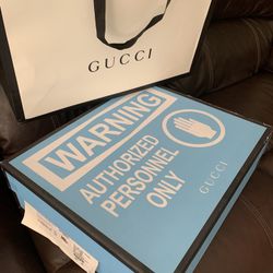 GUCCI shoes EXCLUSIVE+Box Bag Receipt