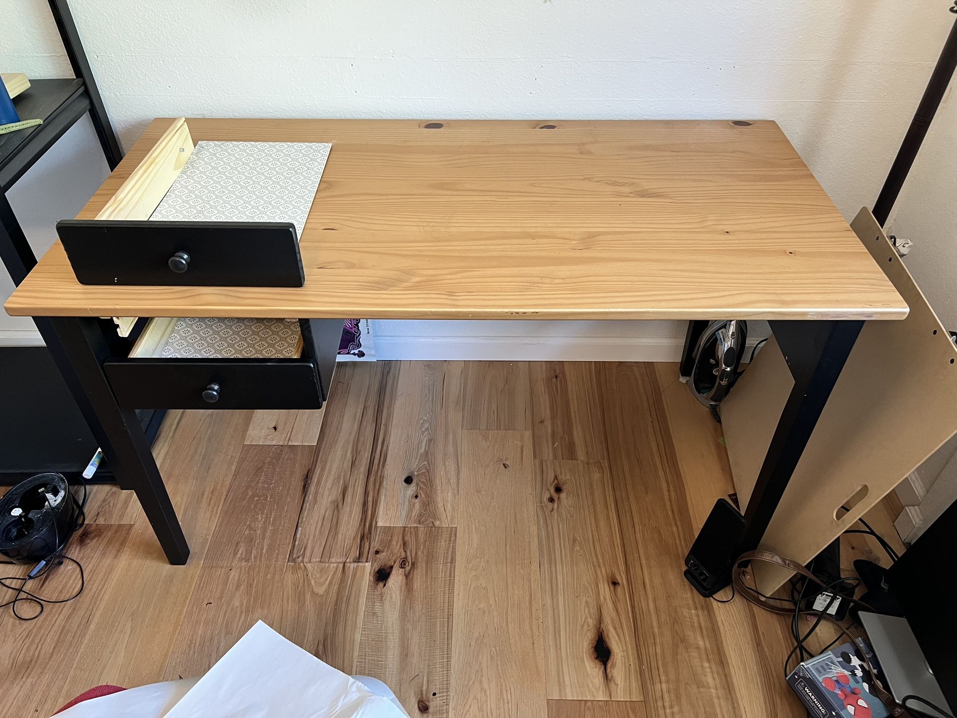 Free Solid Wood IKEA Desk